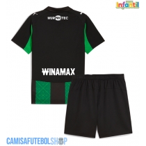 Camisa de time de futebol RC Lens Replicas 2º Equipamento Infantil 2025-26 Manga Curta (+ Calças curtas)
